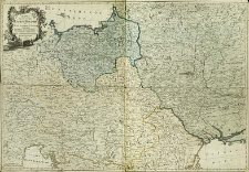 Karta predstavlâûŝaâ Pol'šu i Moldaviû s okolo ležaŝimi zemlâmi