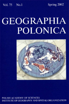 Geographia Polonica Vol. 75 No. 1 (2002)