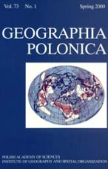 Geographia Polonica Vol. 73 No.1 (2000)