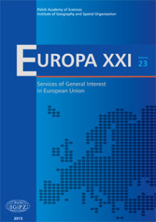 Services of General Interest Indicators: methodological aspects and findings