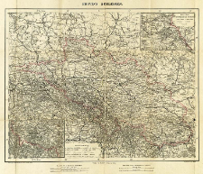 Karte von Schlesien Nebst Special-Karte vom Riesengebirge und Hütten-Karte der Gegend um Beuthen