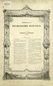 Dr Heinrich Berghaus' Physikalischer Atlas. Abt. 1, Meteorologie und Klimatographie : in 15 Blättern
