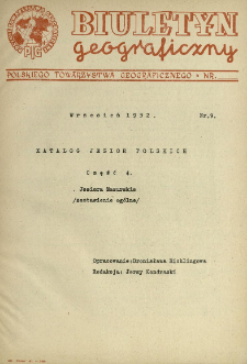 Katalog jezior polskich. Cz. 4, Jeziora Mazurskie (zestawienie ogólne)