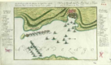 Beschreibung welche die attaque der Russichen mit der T&uuml;rkischen Flotte vom 24. Iun.: 1770 bey Cismin vorstellet = Vue de la Bataille Nauale des flottes Russes et Turques pr&eacute;s de Cismin ce 24. Jui: 1770