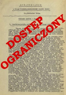 Sprawozdanie z badań fitosocjologicznych w dolinie Wisły. Odcinek Dęblin - Kozienice