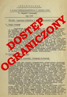 Sprawozdanie z badań fitosocjologicznych w dolinie Wisły. Odcinki: Machnaty - Jankowice i Borek Szlachecki - Sidzina