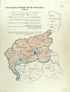 Mapa powiat&oacute;w komunalnych Gen.-Gub. Warszawskiego : 1:2.000.000