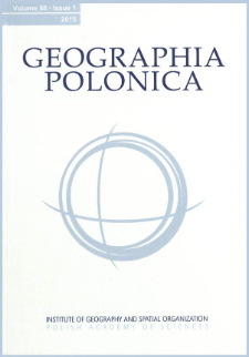 Geographia Polonica Vol. 88 No. 1 (2015), Contents