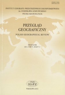 Potencjał i aktywność kadry naukowej w polskich ośrodkach geograficznych = The potential and activity of scientific staff at Polish centres of geographical research