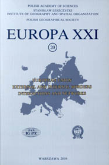 Europa XXI 20 (2010), Editorial