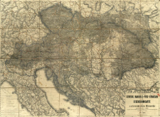 F. W. Klenner's General Handels- Post- Strassen und Eisenbahnkarte der oesterreichischen Monarchie