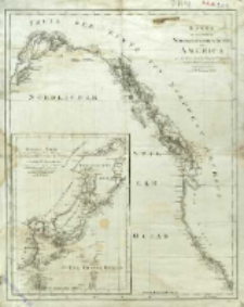 Karte von einem Theil der Nordwestlichen Küste von America : zu der Reise des Capit George Vancouver in den Jahren 1792, 1793 ung 1794