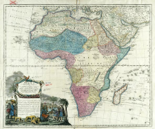 Africa : Secundum legitimas Projectionis Stereographic&aelig; regulas et juxta recentissimas relationes et observationes in subsidium vocatis quoque veterum Leonis Africani Nubiensis Geographi [...]