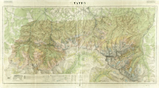 Tatry (część polska) : mapa fotogrametryczna