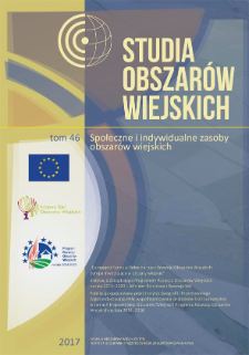 Rola kapitału społecznego w&nbsp;rozwoju obszar&oacute;w wiejskich na&nbsp;przykładzie wsi Ruś = The role of social capital in rural development as illustrated by&nbsp;the case of Ruś village