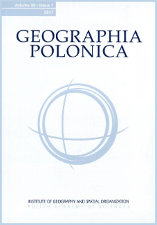Geographia Polonica Vol. 90 No. 4 (2017), Contents