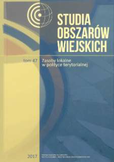 Potencjał społeczno-demograficzny a&nbsp;poziom przedsiębiorczości na&nbsp;obszarach wiejskich Polski = Socio-demographic potential and level of entrepreneurship in&nbsp;the rural areas of Poland