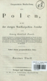 Geognostische Beschreibung von Polen, so wie der &uuml;brigen Nordkarpathen-L&auml;nder. T. 2