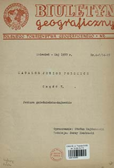 Katalog jezior polskich. Cz. 7, Jeziora gnieźnieńsko-kujawskie