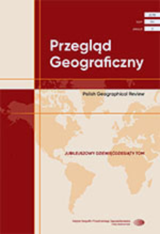 Przegląd Geograficzny T. 90 z. 3 (2018), Spis treści
