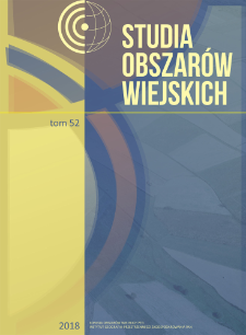 Aktywność podmiot&oacute;w lokalnych w procesie odnowy wsi w wojew&oacute;dztwie małopolskim = Activity of local actors in the process of village renewal in the Małopolskie Voivodeship