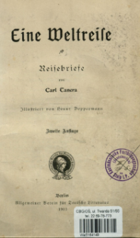 Eine Weltreise : Reisebriefe