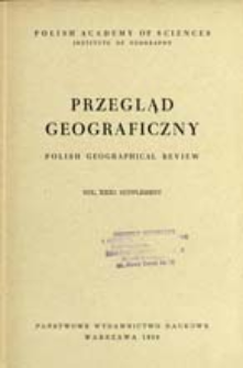 Przegląd Geograficzny T. 31 Supplement (1959)