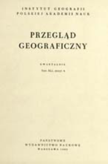 Przegląd Geograficzny T. 41 z. 4 (1969)