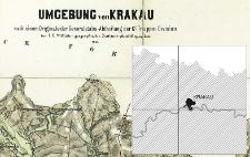 Umgebung von Krakau : nach einem Originale der Generalstabs-Abtheilung der 12t Truppen Division