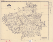 Powiat kielecki : wojew&oacute;dztwo kieleckie : mapa administracyjna i komunikacyjna w skali 1:100 000