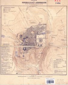 Skizze eines Grundrisses von Jerusalem : zu C. Ritters Allg. Erdkunde. Theil XVI Palestina S. 297-508