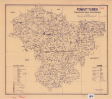 Powiat Turek : mapa administracyjna i komunikacyjna 1:100 000
