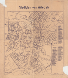 Stadtplan von Witebsk
