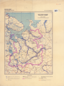 Gebiete Wologda-Archangelsk Gewässerkarte 1:2 500 000