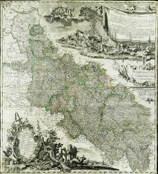 Novissimum Silesiae Theatrum id est: Exactissimus Superioris et Inferioris Silesiae, Comitat&uacute;s Glacensis, et confinium regnorum schematismus, in quo non solum singulae amplissimi hujus Ducat&uacute;s Provinciae , Principatus, Dynastiae, Districtus, Territoria, verum etiam singulae civitates, oppida, arces, pagi, Stationes et viae veredariae, montes, Sylvae, Lacus, Flumina etc: ex originalibus et probatissimis topographiis deprompta exhibentur