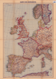 Karte von Westeuropa