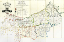 Karte des Krakauer Verwatlungsgebietes
