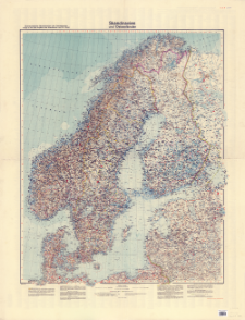 Skandinavien und Ostseeländer : Übersichtskarte Skandinavien und Ostseelander