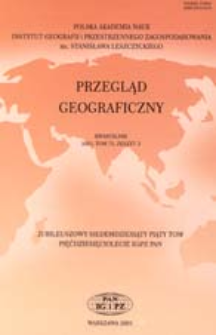 Przegląd Geograficzny T. 75 z. 3 (2003)