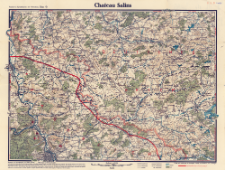 Paasche's Spezialkarten der Westfront (Belgien und Frankreich) : Ma&szlig;stab 1:105 000. Blatt 9, Chateau Salins