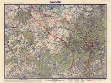 Paasche's Spezialkarten der Westfront (Belgien und Frankreich) : Ma&szlig;stab 1:105 000. Blatt 10, Lun&eacute;ville