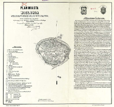 Plan miasta Wielunia według mappy sporządzonej m-ca stycznia 1799 r. przez konduktora Grappow : wykazujący mury obronne z czasów Kazimierza Wielkiego Króla Polskiego