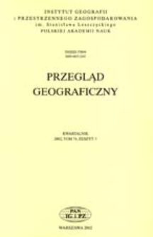 Przegląd Geograficzny T. 74 z. 3 (2002)