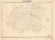 Powiat piotrkowski : mapa administracyjna i komunikacyjna : skala 1:100 000