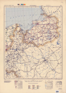 Railroad map of Germany 1:750,000. Sheet 3, Königsberg
