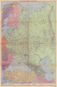 Ravenstein Karte : Osteuropa