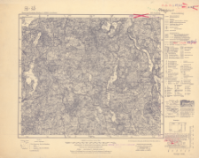 Karte des Deutschen Reiches 1:100 000, 135. Sensburg