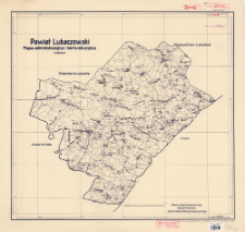 Powiat lubaczowski : mapa administracyjna i komunikacyjna : 1:100 000
