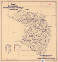Powiat szamotulski : mapa administracyjna i komunikacyjna w skali 1:100.000