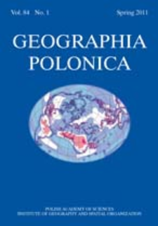 Geographia Polonica Vol.84 No.1 (2011)